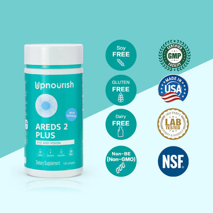 UpNourish Areds 2 Plus Vision And Eye